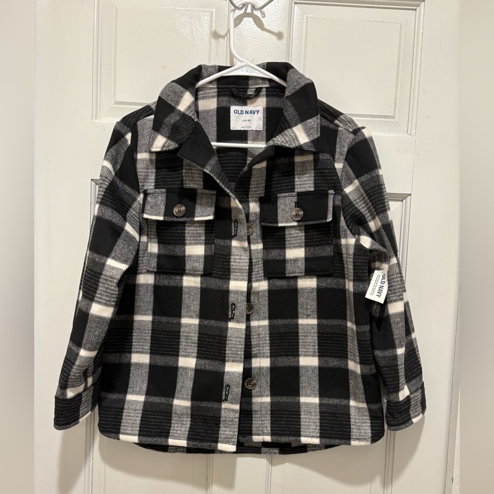 Old Navy Monochrome Checkered Jacket